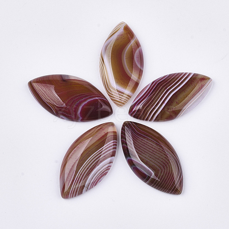 Natural Brazilian Agate Cabochons G-S349-24C-1