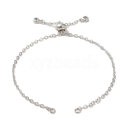 Rack Plating Brass Cable Chain Link Bracelet Making KK-TAC0016-05P-1