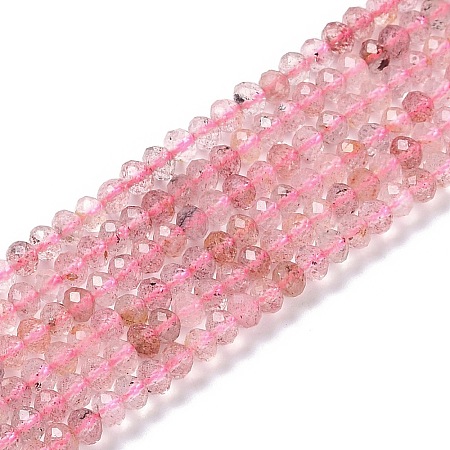 Natural Strawberry Quartz Beads Strands G-G139-B10-01-1