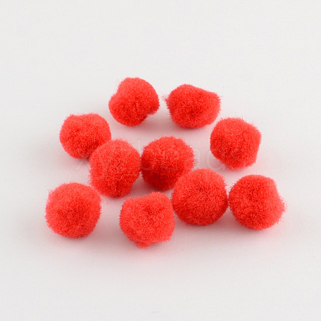 DIY Doll Craft Pom Pom Yarn Pom Pom Balls AJEW-S006-25mm-12-1