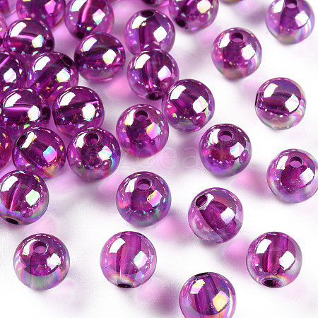 Transparent Acrylic Beads MACR-S370-B10mm-743-1