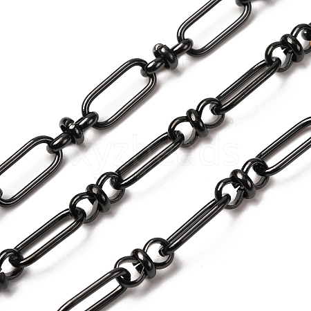 304 Stainless Steel Rectangle Link Chains CHS-Z007-22B-1