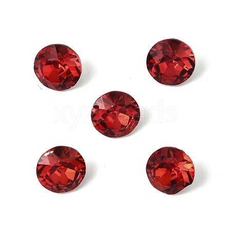 Glass Rhinestone Cabochons GLAA-A018-8mm-227-1