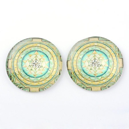 Glass Cabochons X-GGLA-L015-12mm-32-1