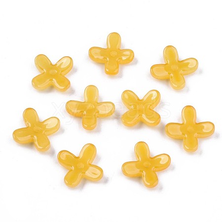 Spray Painted Glass Beads X-GLAA-N035-012-A03-1