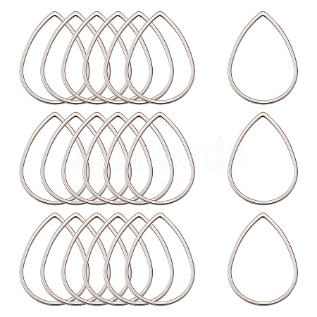 Tarnish Resistant 304 Stainless Steel Linking Rings LS-STAS-T047-16C-1