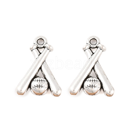 Tibetan Style Alloy Pendants X-TIBEP-R304-076AS-LF-1