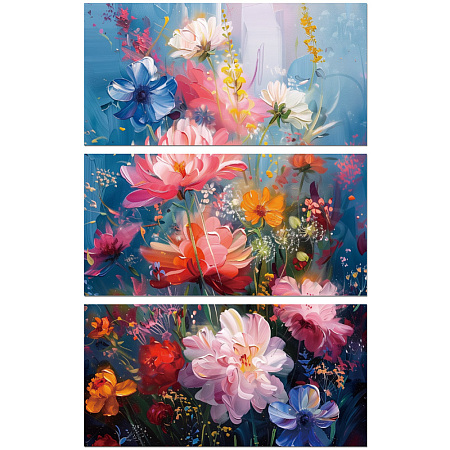 3 Sheets 3 Styles PVC Waterproof Decorative Stickers DIY-WH0404-286-1