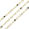 Rack Plating Brass Dapped Chains AJEW-Q153-03G-04-1