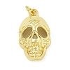 Halloween Theme Rack Plating Brass Pendants KK-Z067-14G-01-1