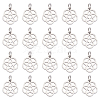 304 Stainless Steel Pendants STAS-UN0018-96P-1