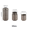 Brass Capsule Lace Lock Buckles KK-PH0001-29B-WH-3