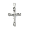 304 Stainless Steel Pendants STAS-F336-18P-02-1