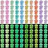 100Pcs 10 Colors Mushroom Luminous Resin Display Decorations RESI-SZ0003-46-1