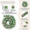 1 Strand Handmade Lampwork Inner Flower Rondelle Beads Strands LAMP-TA0002-72G-3