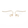 Brass Earring Hooks KK-L198-001G-1