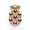 MIYUKI & TOHO Handmade Japanese Seed Beads Pendants SEED-A027-B03-2