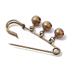 Brass Bell Charms Kilt Pins Brooch JEWB-BR00171-4