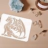 PET Plastic Drawing Painting Stencils Templates Sets DIY-WH0172-642-3