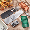  4Pcs 4 Colors PU Leather Jewelry Storage Clamshell Bags ABAG-NB0002-06-5