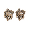 Tibetan Style Alloy Pendants FIND-M047-08RG-1