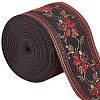 Gorgecraft Ethnic Style Polyester Ribbon OCOR-GF0002-04E-1