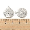 304 Stainless Steel Pendants STAS-L278-85P-3