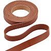 2M PVC Double Face Imitation Leather Ribbons SRIB-WH0011-127A-03-1