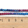 Baking Painted  Electroplated Synthetic Non-magnetic Hematite Beads Strands G-C136-G01-01-4