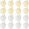 Unicraftale 16Pcs 2 Colors 304 Stainless Steel Pendants STAS-UN0039-56-1