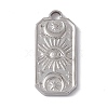 Non-Tarnish 304 Stainless Steel Pendants STAS-P316-01P-1