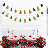 ARRICRAFT 2Pcs 2 Style Paper Christmas Tree Flags AJEW-AR0001-73A-7