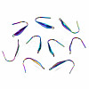 316 Stainless Steel Earring Hooks X-STAS-N098-002-1