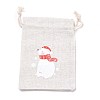 Christmas Cotton Cloth Storage Pouches ABAG-M004-02E-1