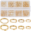 300Pcs 8 Styles Stainless Steel Split Rings STAS-BBC0008-88-1