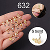 20G Titanium Steel Cubic Zirconia Fishtail Nose Rings WG80602-44-1