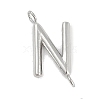 304 Stainless Steel Letter Connector Charms STAS-M108-01P-14-1