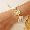 Glass Seed Bead Braided Bead Bracelets ZZ1096-2