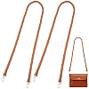 2Pcs Imitation Leather Twist Knitting Cord Mobile Straps FIND-CP0003-73A-1