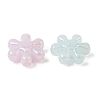 UV Plating Opaque Acrylic Beads OACR-G058-17E-2