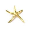 Rack Plating Star Brass Pendants KK-H487-17G-1