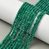 Natural Green Onyx Agate Beads Strands X-G-C201-B02-3mm-1