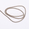 Transparent Glass Beads Strands GLAA-R135-2mm-15-2