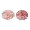 Synthetic Strawberry Quartz Pendants G-Q606-41G-2