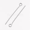 Tarnish Resistant 304 Stainless Steel Eye Pin X-STAS-R045-30mm-2