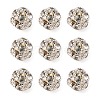 Brass Rhinestone Beads RB-H034-4-1