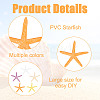 GOMAKERER 20Pcs 5 Colors PVC Starfish Display Decorations DJEW-GO0001-04-5