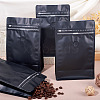 10Pcs BOPP and Aluminized PET and PE Resealable Coffee Zipper Bags with Valve ABAG-TA0001-93G-7