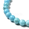 Dyed & Heated Natural Magnesite Beads Strands G-G924-01B-03-4
