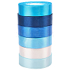 6 Rolls 6 Colors Polyester Ribbon OCOR-CP0001-27B-7